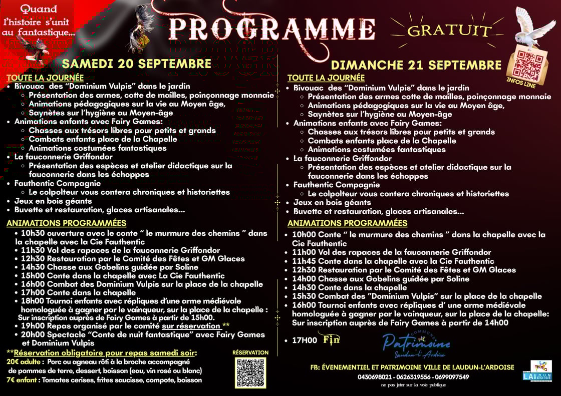 25 09 20 21 le programme