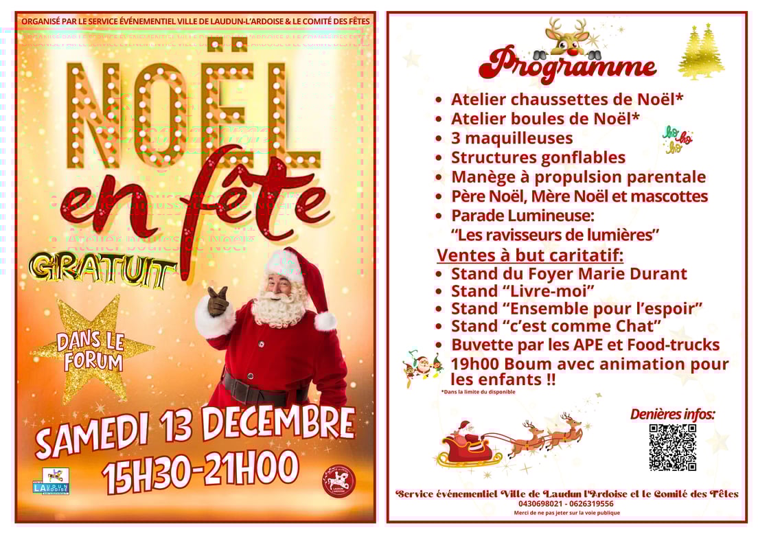 25 12 13 noel en fete avec programme