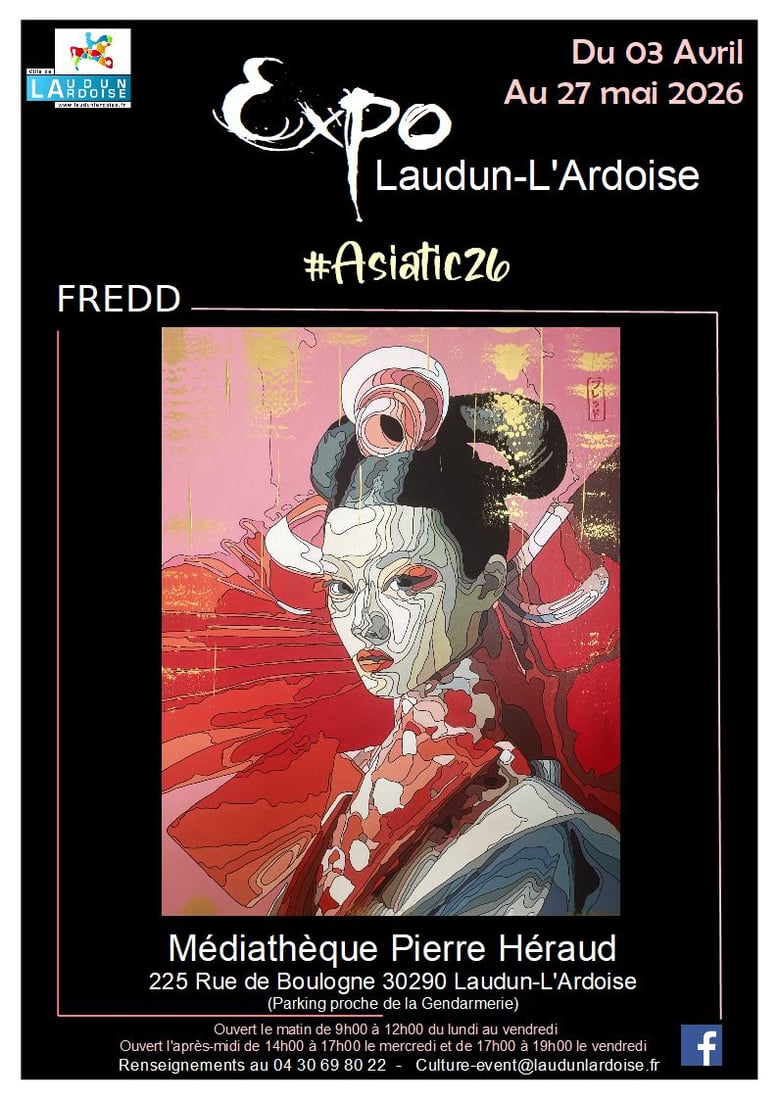 Affiche expo Fredd avril 2026