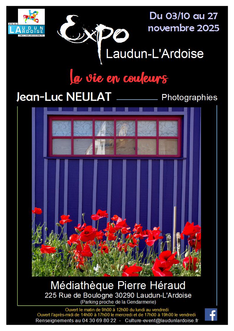 Affiche expo J-L Neulat oct 2025
