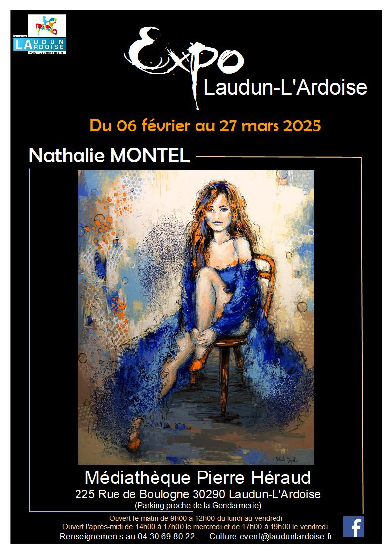 Affiche expo Nathalie Montel fevrier 2025-1