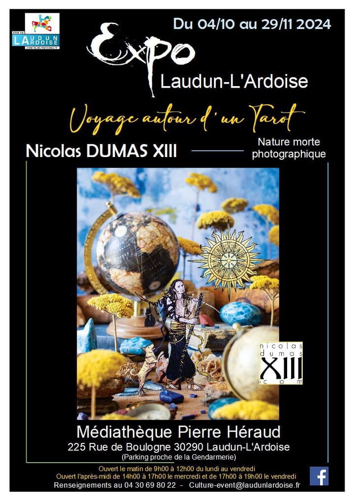 Affiche expo Nicolas Dumas 4 10 2024