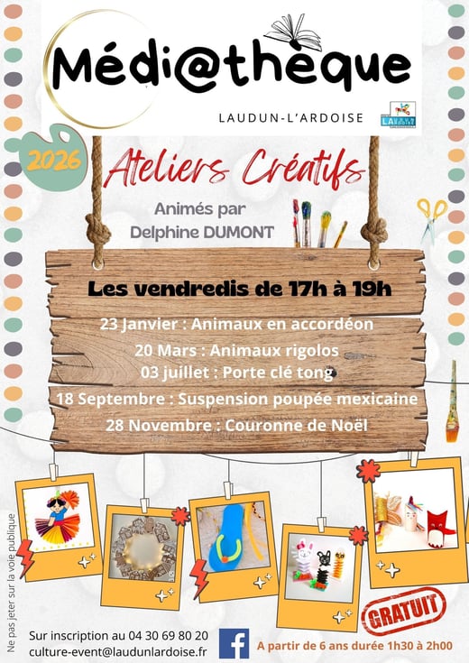 Atelier Créa Delphine Dumont 2026