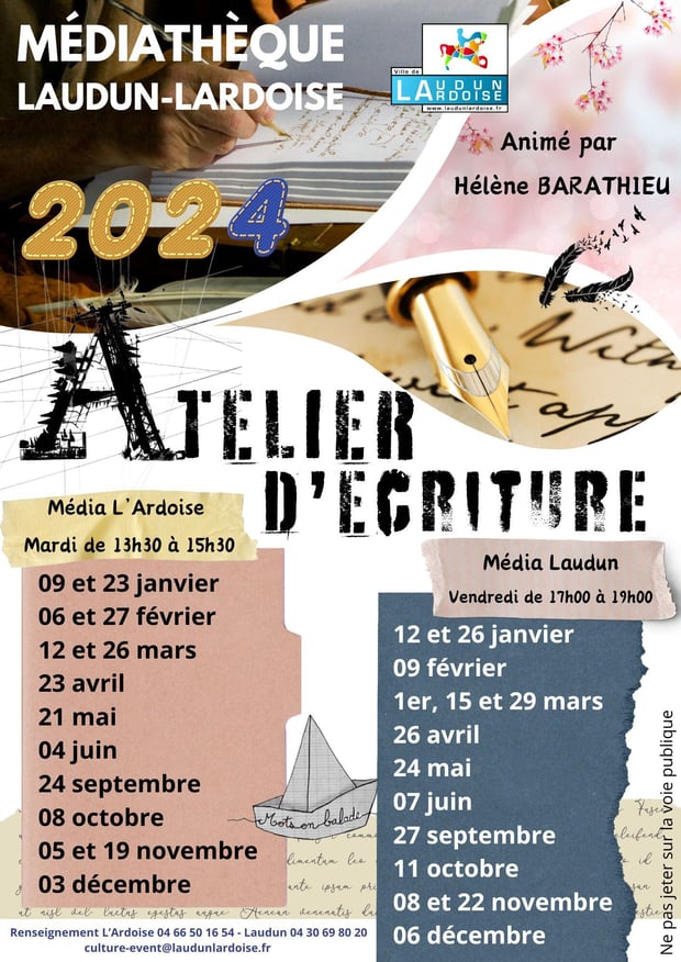 Atelier décriture 2024 Laudun-LArdoise-1