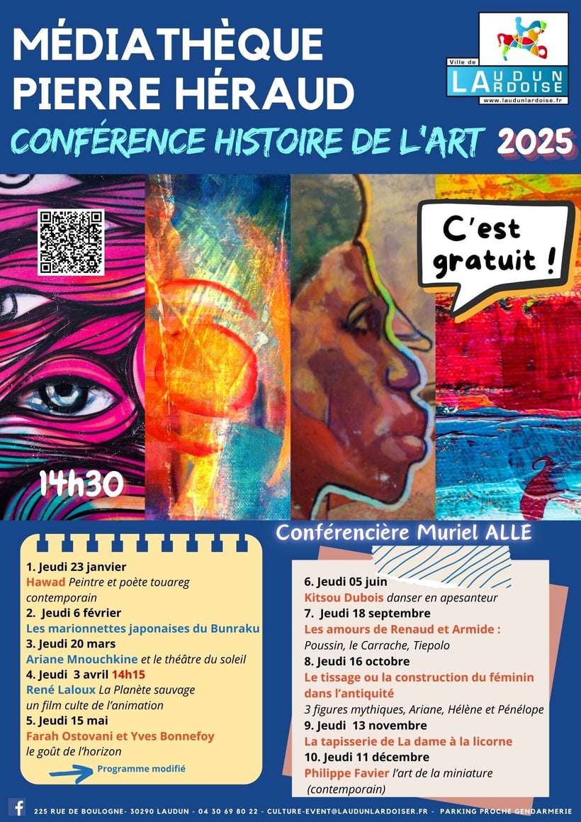 Conférences Histoire de lArt 2025 (21 x 29.7 cm)