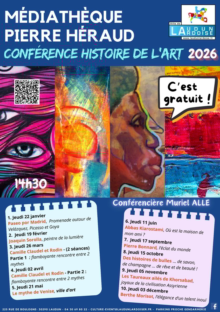 Conférences Histoire de lArt 2026